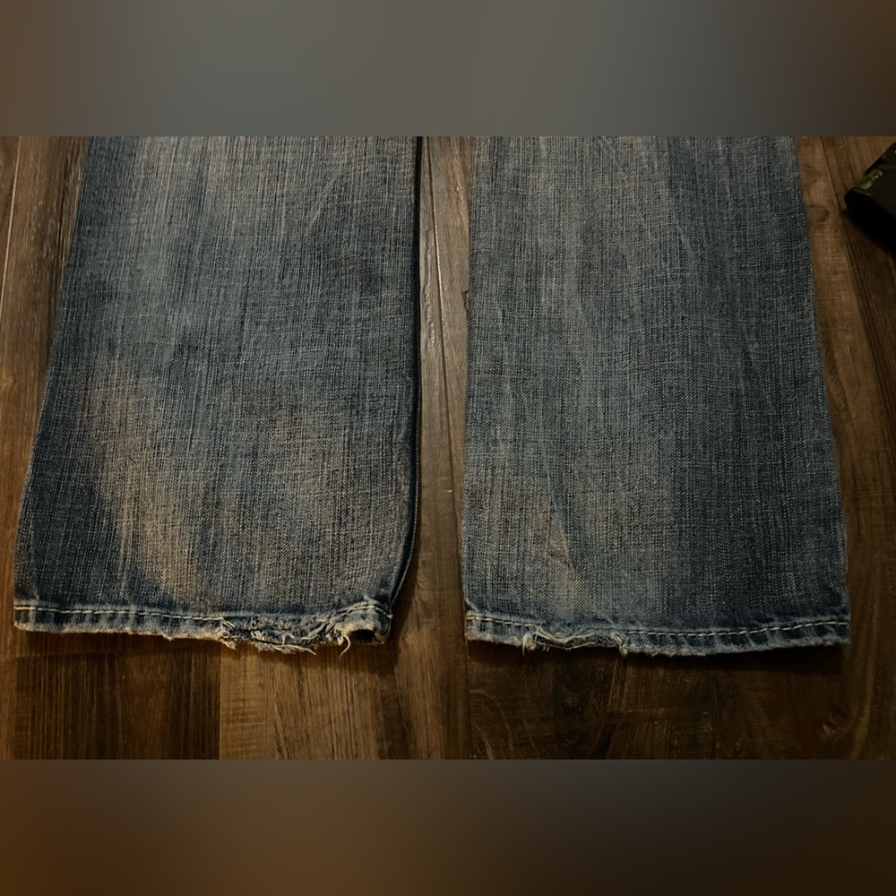 Rock & Roll Cowboy Jeans Mens 34 (34x34) Pistol Regular Straight Western Denim - Picture 4 of 8